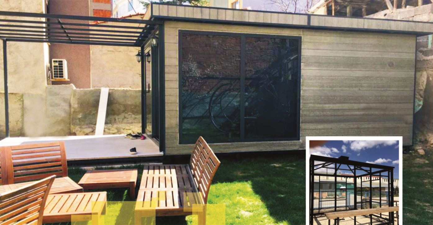 3x5 Kış Bahçesi: Giyotin Camlı ve Sürgülü Sistemli Modern Yaşam Alanı